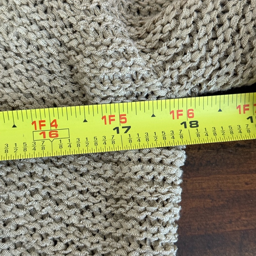 August Silk Women's Cardigan in Tan - Picture 3 of 5